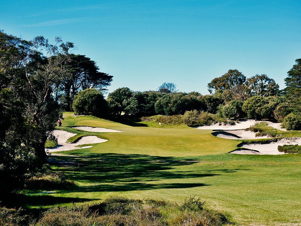 5th Hole at Royal Melbourne Golf Club (Composite) (176 Yard Par 3)